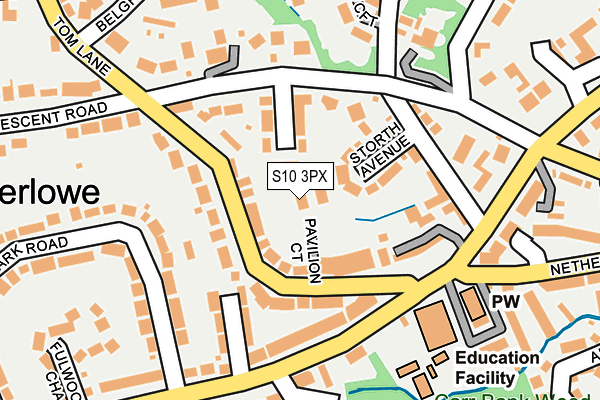 S10 3PX map - OS OpenMap – Local (Ordnance Survey) S10 3PX map - OS OpenMap – Local (Ordnance Survey)