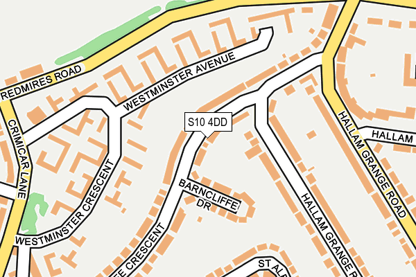 S10 4DD map - OS OpenMap – Local (Ordnance Survey) S10 4DD map - OS OpenMap – Local (Ordnance Survey)