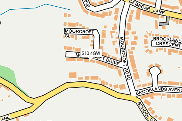 S10 4GW map - OS OpenMap – Local (Ordnance Survey) S10 4GW map - OS OpenMap – Local (Ordnance Survey)