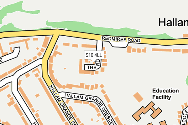 S10 4LL map - OS OpenMap – Local (Ordnance Survey) S10 4LL map - OS OpenMap – Local (Ordnance Survey)