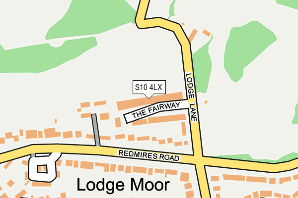 S10 4LX map - OS OpenMap – Local (Ordnance Survey) S10 4LX map - OS OpenMap – Local (Ordnance Survey)
