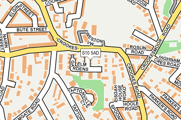 S10 5AD map - OS OpenMap – Local (Ordnance Survey) S10 5AD map - OS OpenMap – Local (Ordnance Survey)