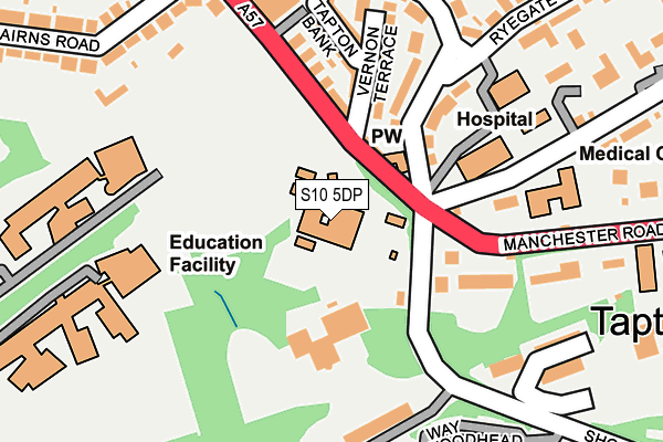 S10 5DP map - OS OpenMap – Local (Ordnance Survey) S10 5DP map - OS OpenMap – Local (Ordnance Survey)