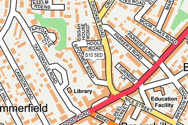 S10 5ED map - OS OpenMap – Local (Ordnance Survey) S10 5ED map - OS OpenMap – Local (Ordnance Survey)