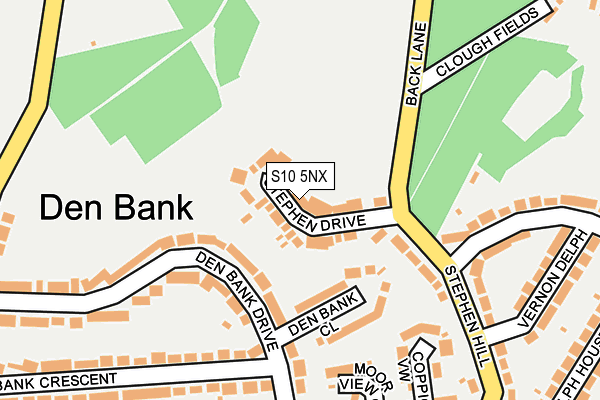 S10 5NX map - OS OpenMap – Local (Ordnance Survey) S10 5NX map - OS OpenMap – Local (Ordnance Survey)