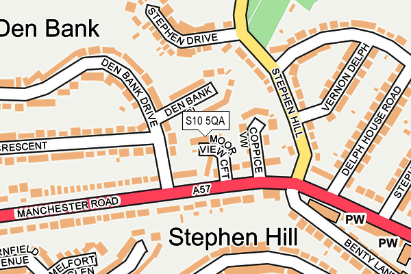 S10 5QA map - OS OpenMap – Local (Ordnance Survey) S10 5QA map - OS OpenMap – Local (Ordnance Survey)