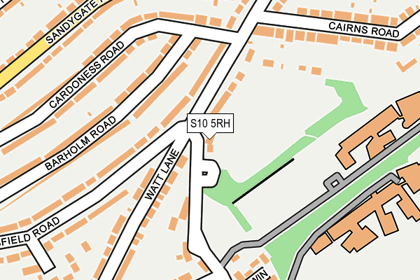 S10 5RH map - OS OpenMap – Local (Ordnance Survey) S10 5RH map - OS OpenMap – Local (Ordnance Survey)
