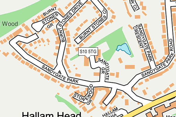 S10 5TG map - OS OpenMap – Local (Ordnance Survey) S10 5TG map - OS OpenMap – Local (Ordnance Survey)