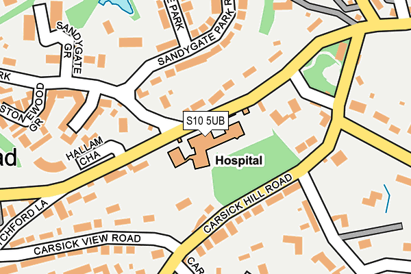 S10 5UB map - OS OpenMap – Local (Ordnance Survey) S10 5UB map - OS OpenMap – Local (Ordnance Survey)