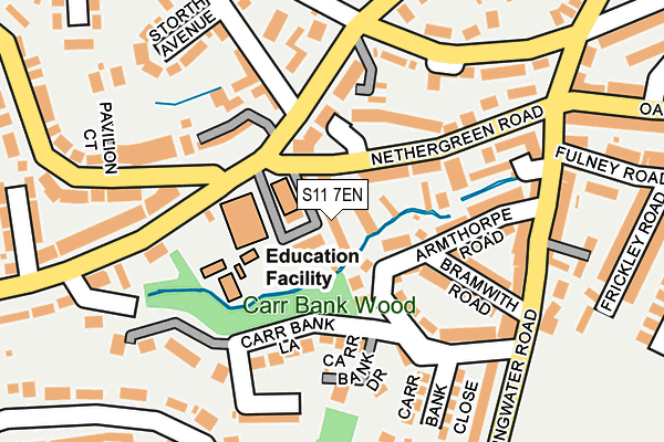 S11 7EN map - OS OpenMap – Local (Ordnance Survey) S11 7EN map - OS OpenMap – Local (Ordnance Survey)