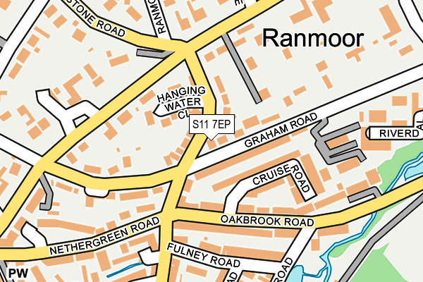 S11 7EP map - OS OpenMap – Local (Ordnance Survey) S11 7EP map - OS OpenMap – Local (Ordnance Survey)