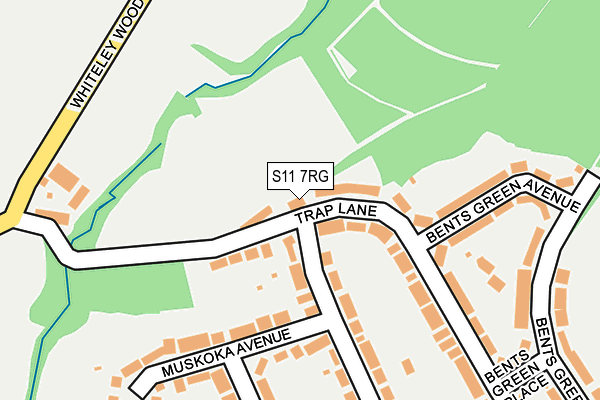 S11 7RG map - OS OpenMap – Local (Ordnance Survey) S11 7RG map - OS OpenMap – Local (Ordnance Survey)