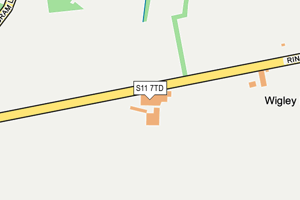 S11 7TD map - OS OpenMap – Local (Ordnance Survey) S11 7TD map - OS OpenMap – Local (Ordnance Survey)
