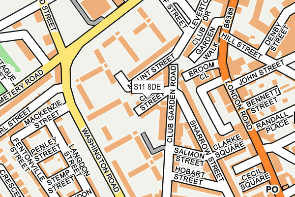 S11 8DE map - OS OpenMap – Local (Ordnance Survey) S11 8DE map - OS OpenMap – Local (Ordnance Survey)