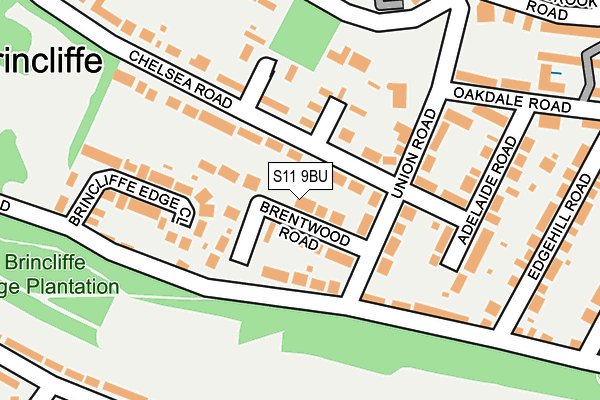 S11 9BU map - OS OpenMap – Local (Ordnance Survey) S11 9BU map - OS OpenMap – Local (Ordnance Survey)
