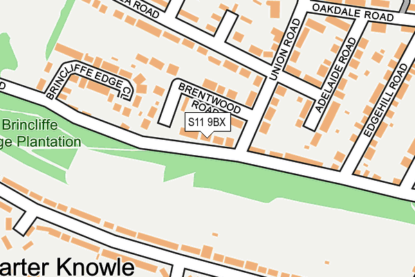 S11 9BX map - OS OpenMap – Local (Ordnance Survey) S11 9BX map - OS OpenMap – Local (Ordnance Survey)