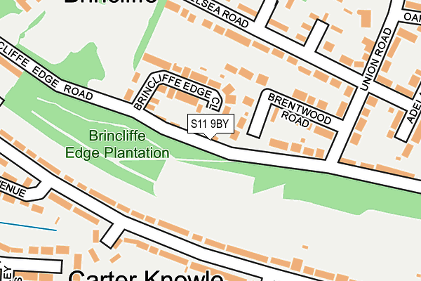 S11 9BY map - OS OpenMap – Local (Ordnance Survey) S11 9BY map - OS OpenMap – Local (Ordnance Survey)