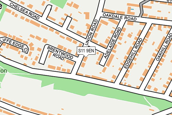 S11 9EN map - OS OpenMap – Local (Ordnance Survey) S11 9EN map - OS OpenMap – Local (Ordnance Survey)