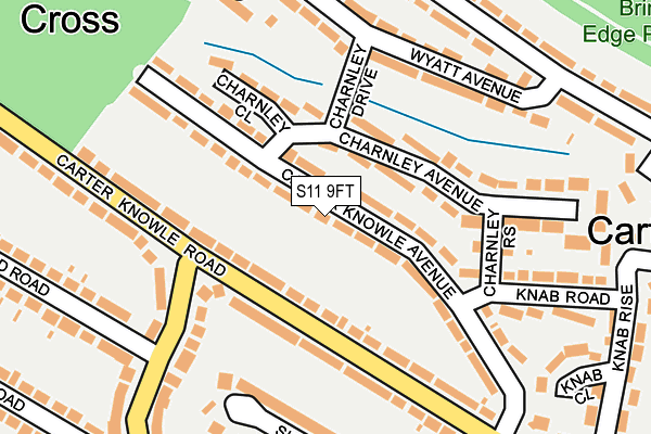 S11 9FT map - OS OpenMap – Local (Ordnance Survey) S11 9FT map - OS OpenMap – Local (Ordnance Survey)