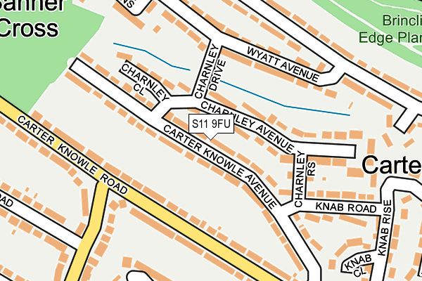 S11 9FU map - OS OpenMap – Local (Ordnance Survey) S11 9FU map - OS OpenMap – Local (Ordnance Survey)