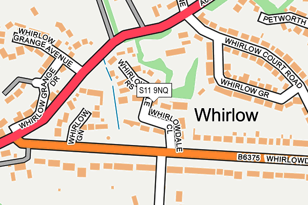 S11 9NQ map - OS OpenMap – Local (Ordnance Survey) S11 9NQ map - OS OpenMap – Local (Ordnance Survey)