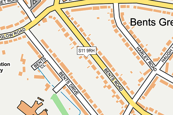 S11 9RH map - OS OpenMap – Local (Ordnance Survey) S11 9RH map - OS OpenMap – Local (Ordnance Survey)