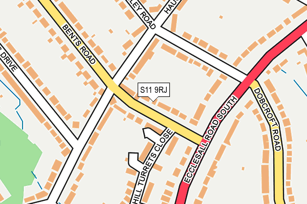 S11 9RJ map - OS OpenMap – Local (Ordnance Survey) S11 9RJ map - OS OpenMap – Local (Ordnance Survey)