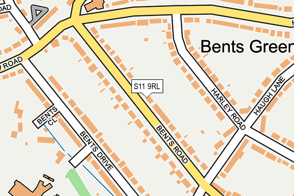 S11 9RL map - OS OpenMap – Local (Ordnance Survey) S11 9RL map - OS OpenMap – Local (Ordnance Survey)