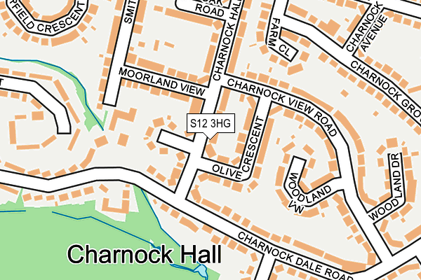 S12 3HG map - OS OpenMap – Local (Ordnance Survey) S12 3HG map - OS OpenMap – Local (Ordnance Survey)