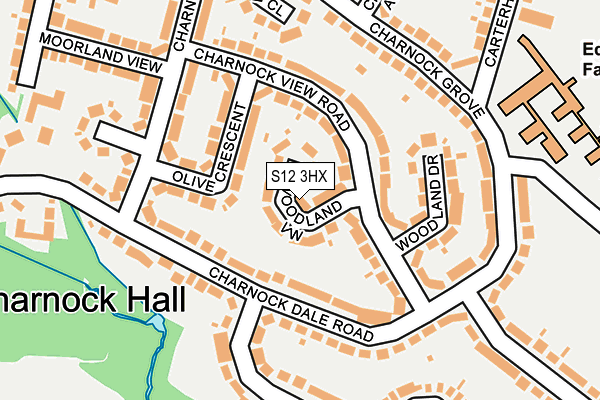 S12 3HX map - OS OpenMap – Local (Ordnance Survey) S12 3HX map - OS OpenMap – Local (Ordnance Survey)