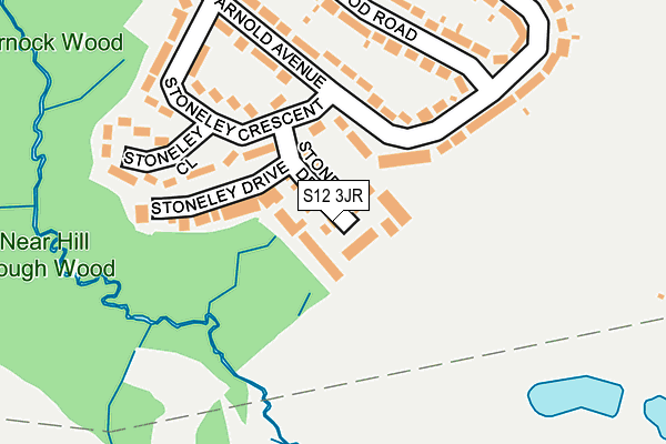 S12 3JR map - OS OpenMap – Local (Ordnance Survey) S12 3JR map - OS OpenMap – Local (Ordnance Survey)