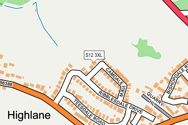 S12 3XL map - OS OpenMap – Local (Ordnance Survey) S12 3XL map - OS OpenMap – Local (Ordnance Survey)