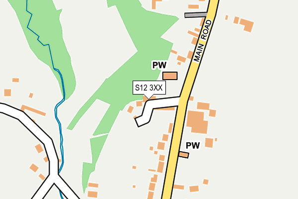 S12 3XX map - OS OpenMap – Local (Ordnance Survey) S12 3XX map - OS OpenMap – Local (Ordnance Survey)