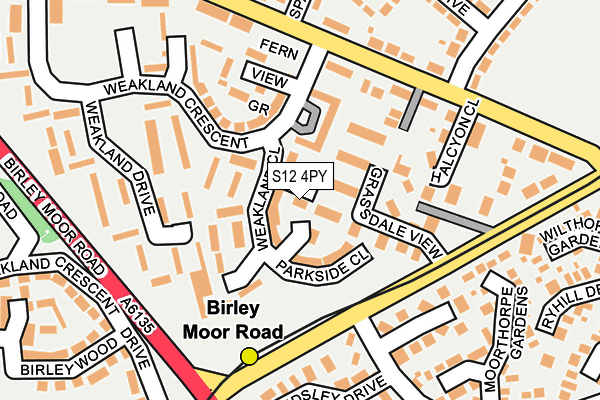 S12 4PY map - OS OpenMap – Local (Ordnance Survey) S12 4PY map - OS OpenMap – Local (Ordnance Survey)
