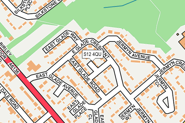 S12 4QU map - OS OpenMap – Local (Ordnance Survey) S12 4QU map - OS OpenMap – Local (Ordnance Survey)