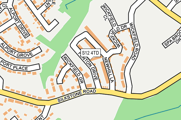 S12 4TD map - OS OpenMap – Local (Ordnance Survey) S12 4TD map - OS OpenMap – Local (Ordnance Survey)