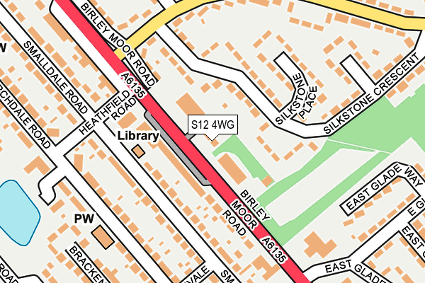 S12 4WG map - OS OpenMap – Local (Ordnance Survey) S12 4WG map - OS OpenMap – Local (Ordnance Survey)