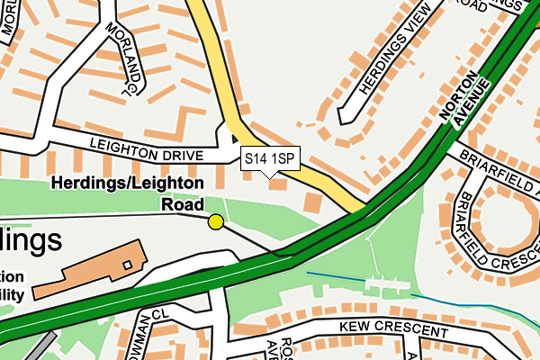 S14 1SP map - OS OpenMap – Local (Ordnance Survey) S14 1SP map - OS OpenMap – Local (Ordnance Survey)