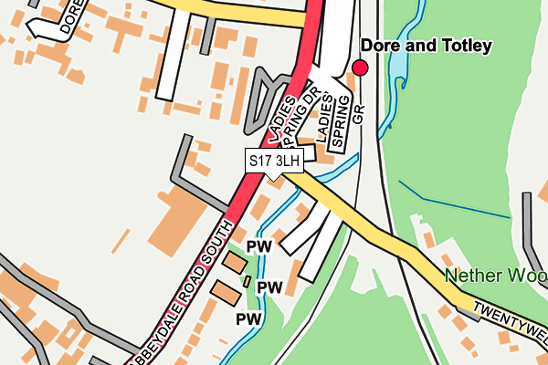 S17 3LH map - OS OpenMap – Local (Ordnance Survey) S17 3LH map - OS OpenMap – Local (Ordnance Survey)