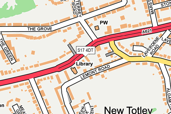 S17 4DT map - OS OpenMap – Local (Ordnance Survey) S17 4DT map - OS OpenMap – Local (Ordnance Survey)