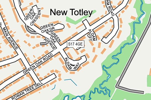 S17 4GE map - OS OpenMap – Local (Ordnance Survey) S17 4GE map - OS OpenMap – Local (Ordnance Survey)