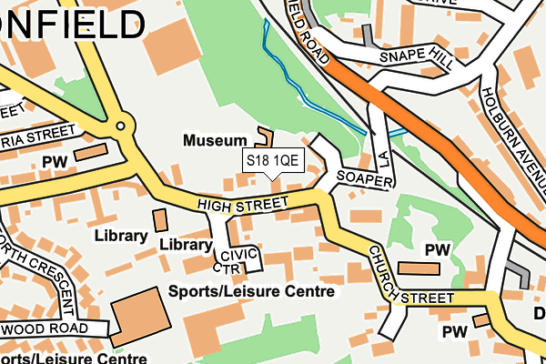 S18 1QE map - OS OpenMap – Local (Ordnance Survey) S18 1QE map - OS OpenMap – Local (Ordnance Survey)