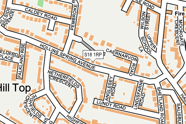 S18 1RP map - OS OpenMap – Local (Ordnance Survey) S18 1RP map - OS OpenMap – Local (Ordnance Survey)