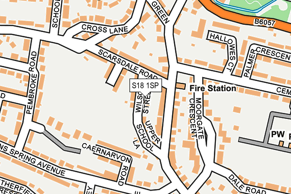 S18 1SP map - OS OpenMap – Local (Ordnance Survey) S18 1SP map - OS OpenMap – Local (Ordnance Survey)