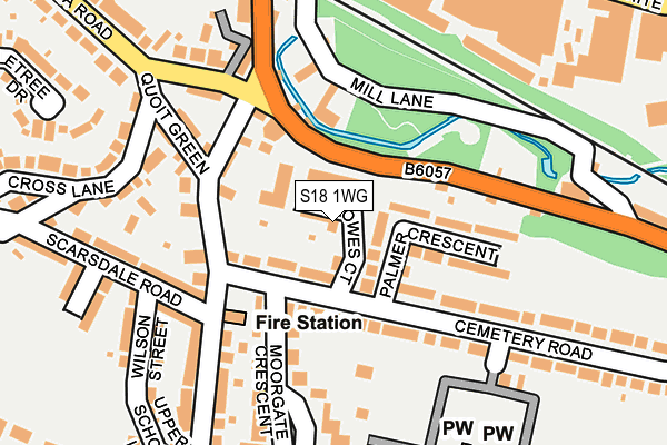 S18 1WG map - OS OpenMap – Local (Ordnance Survey) S18 1WG map - OS OpenMap – Local (Ordnance Survey)
