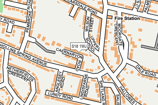 S18 1WJ map - OS OpenMap – Local (Ordnance Survey) S18 1WJ map - OS OpenMap – Local (Ordnance Survey)