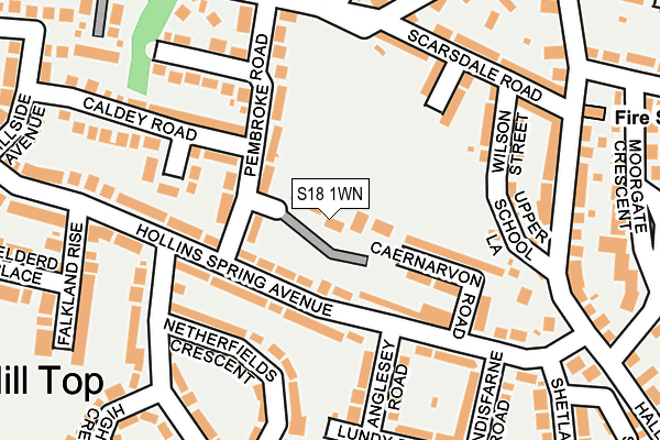 S18 1WN map - OS OpenMap – Local (Ordnance Survey) S18 1WN map - OS OpenMap – Local (Ordnance Survey)
