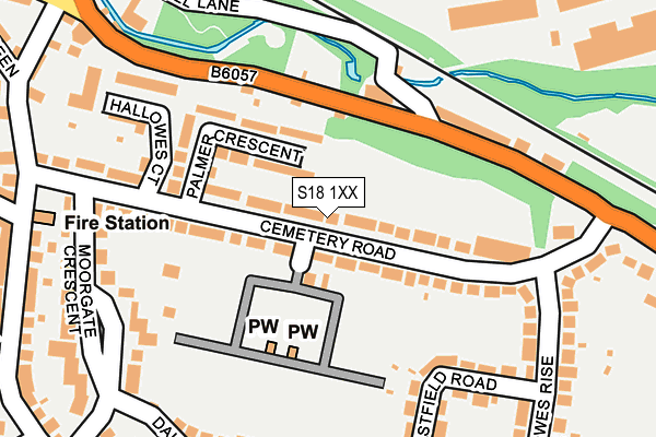 S18 1XX map - OS OpenMap – Local (Ordnance Survey) S18 1XX map - OS OpenMap – Local (Ordnance Survey)