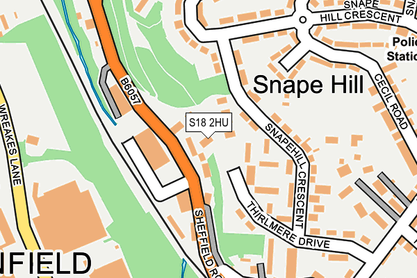 S18 2HU map - OS OpenMap – Local (Ordnance Survey) S18 2HU map - OS OpenMap – Local (Ordnance Survey)