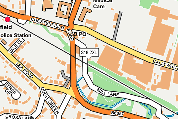 S18 2XL map - OS OpenMap – Local (Ordnance Survey) S18 2XL map - OS OpenMap – Local (Ordnance Survey)